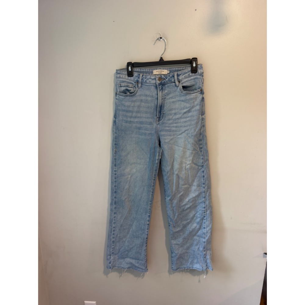 Hidden Jeans Los Angeles Light Wash Straight Leg Raw Hem Jeans Size 29 BK1718WSC